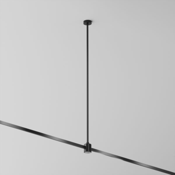 Uchwyt sufitowy z prostym łącznikiem zasilającym FLARITY TRA159C-IPC1-B, czarny, wymiar montażowy 700 mm – Maytoni