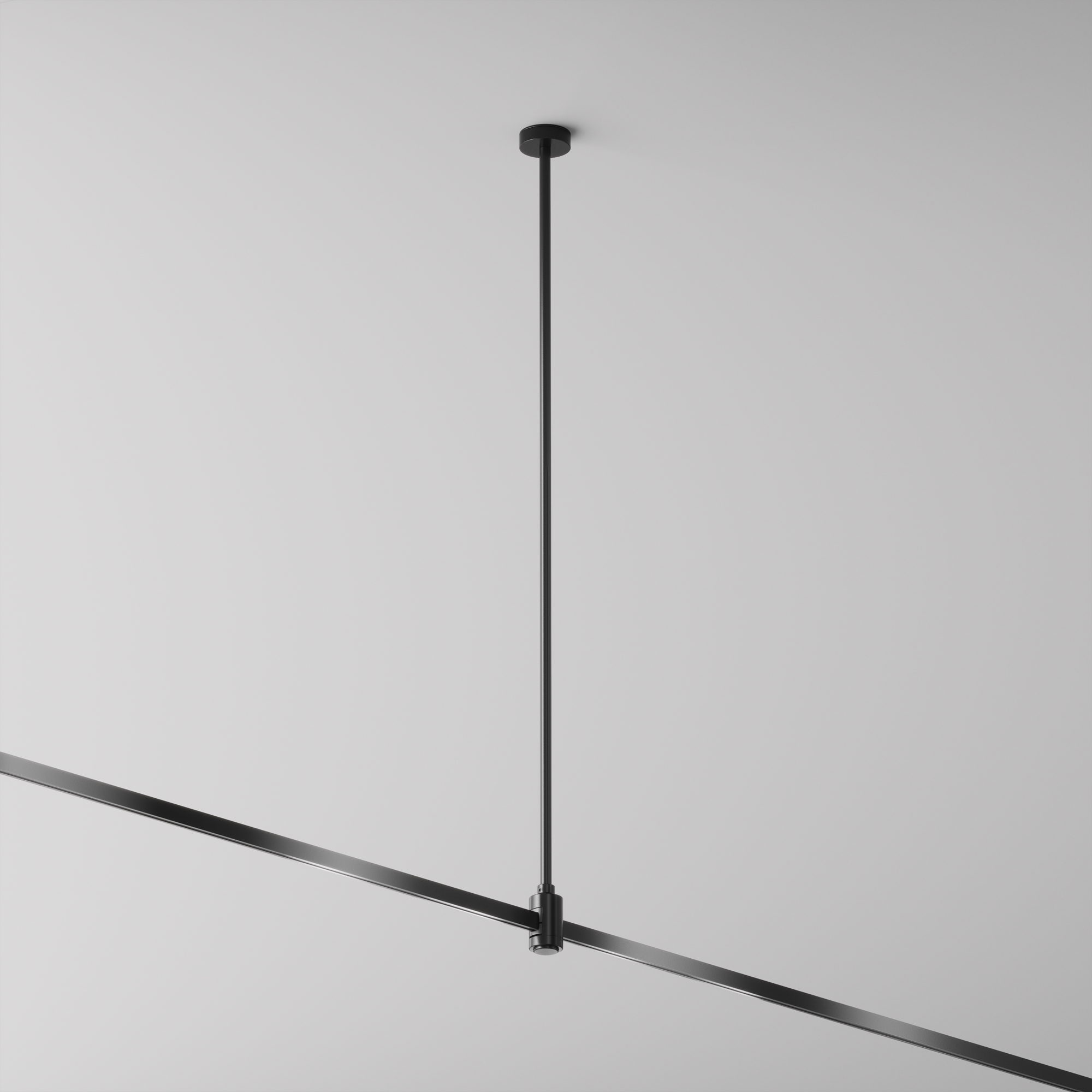 Uchwyt sufitowy pojedynczy FLARITY TRA159C-S1-B, czarny, wymiar montażowy 700 mm – Maytoni