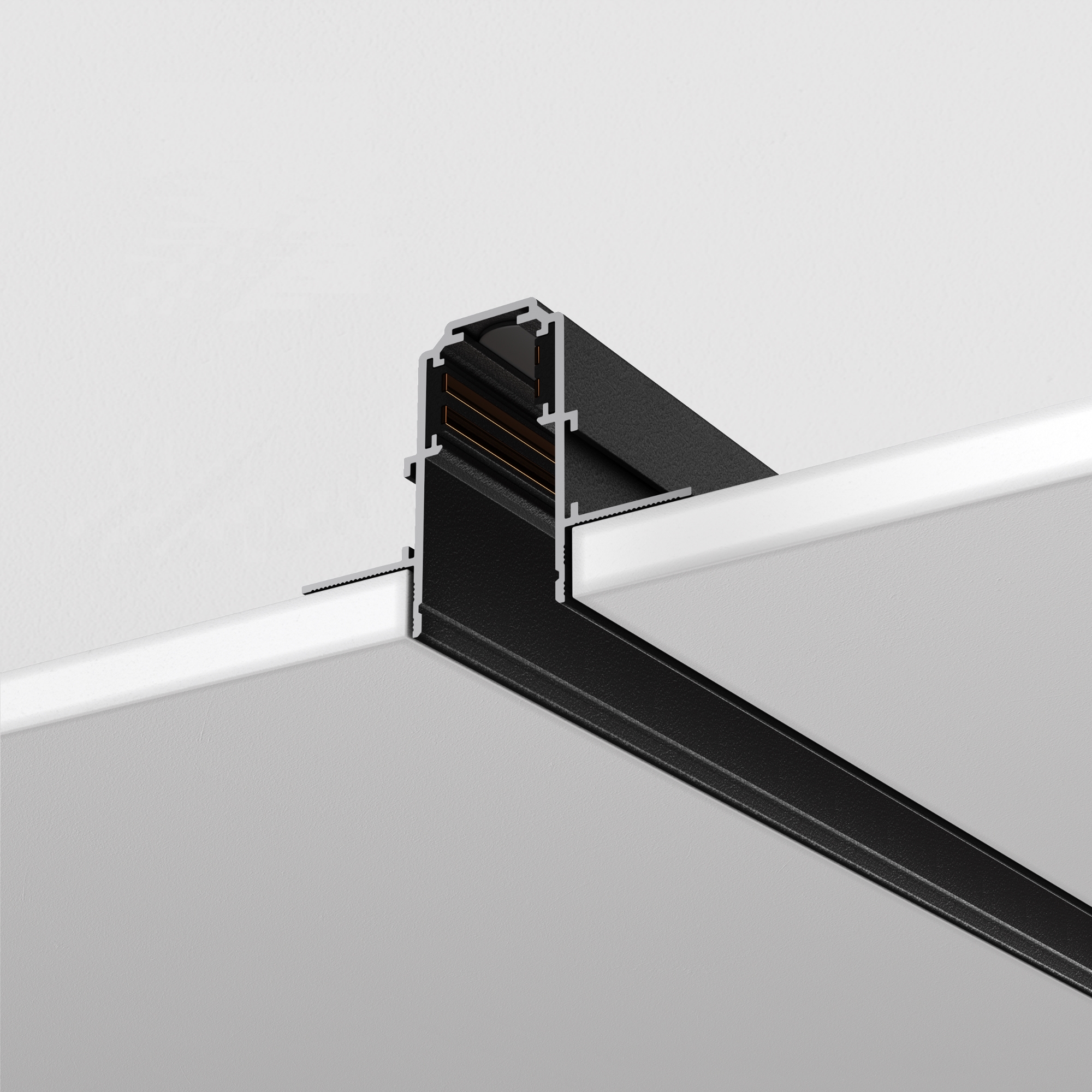 Szyna magnetyczna podtynkowa EXILITY TRX034-422.12B, czarna, 200 cm – Maytoni