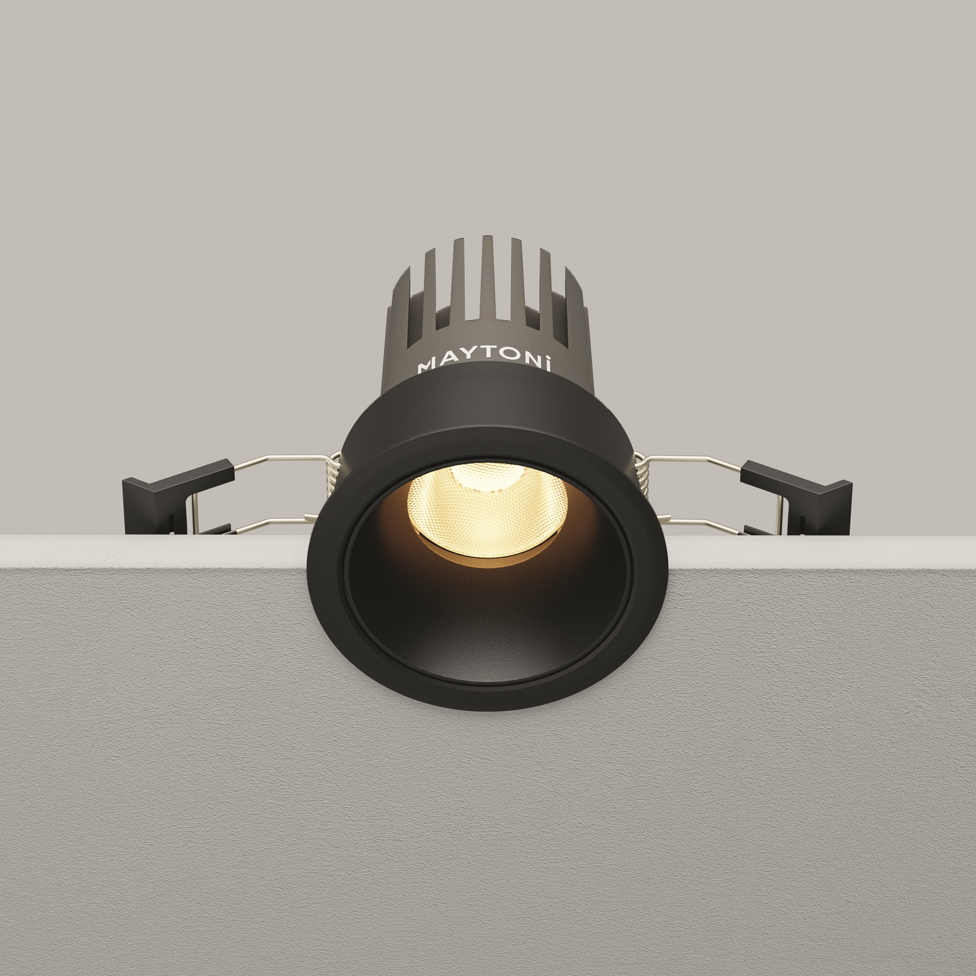 Oprawa sufitowa wpuszczana DIP DL115-10W-2.7K-B, czarna, LED 10 W 2700 K – Maytoni - obrazek 3