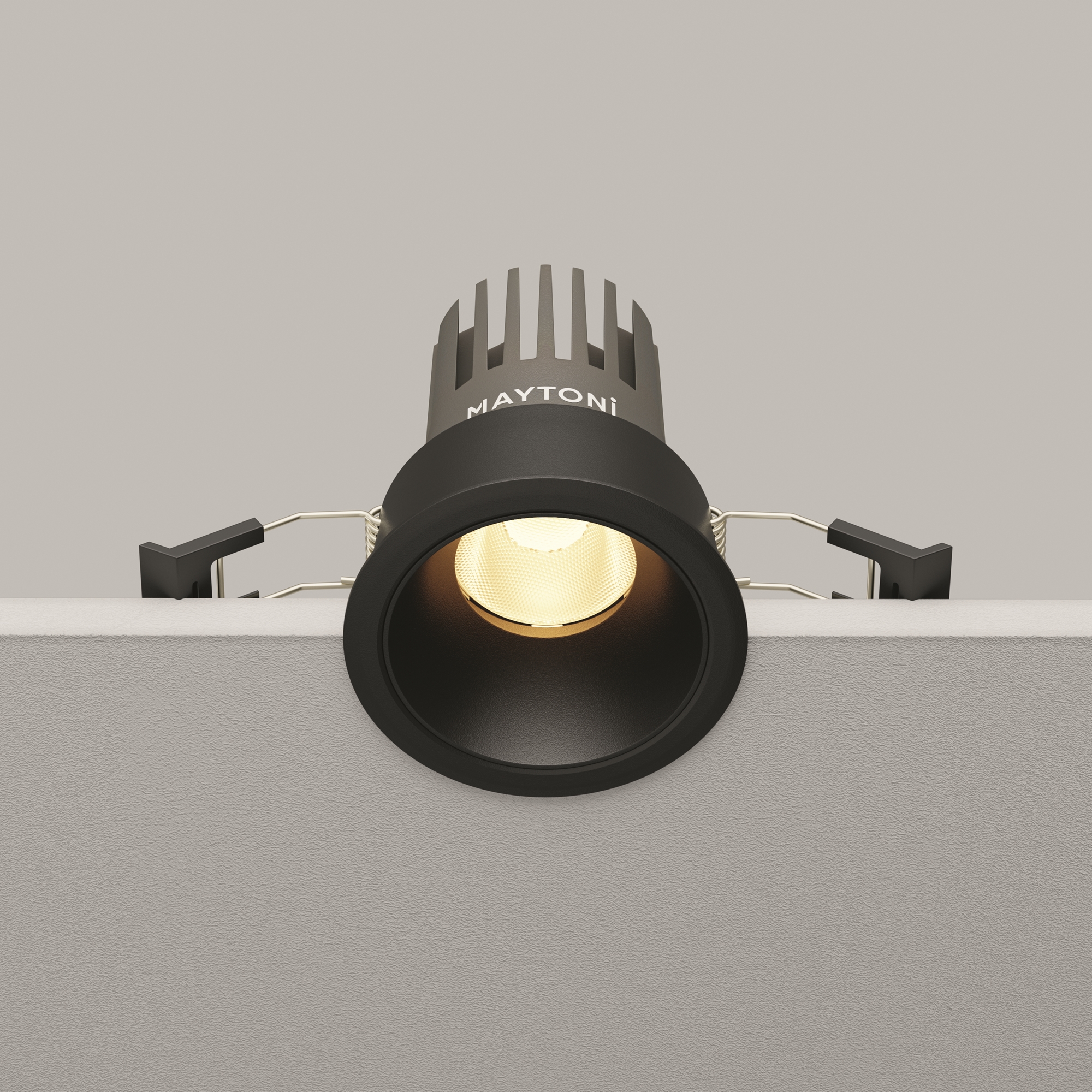 Oprawa sufitowa wpuszczana DIP DL115-10W-3K-B, czarna, LED 10 W 3000 K – Maytoni - obrazek 3