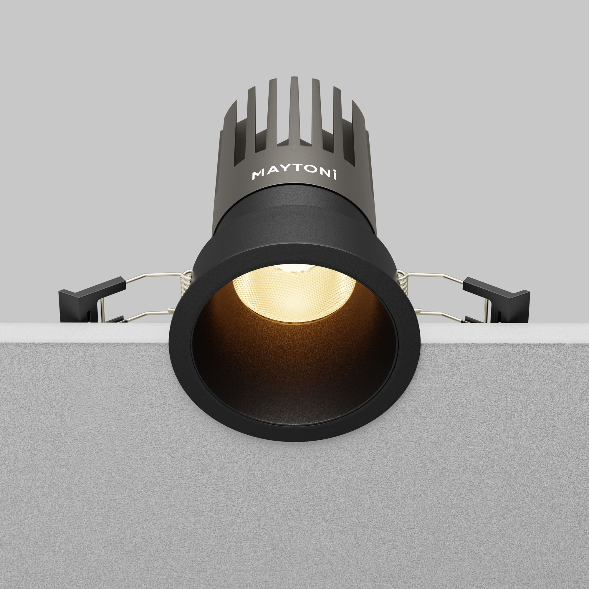 Oprawa sufitowa wpuszczana DIP DL118-15W-2.7K-B, czarna, LED 15 W 2700 K – Maytoni - obrazek 3