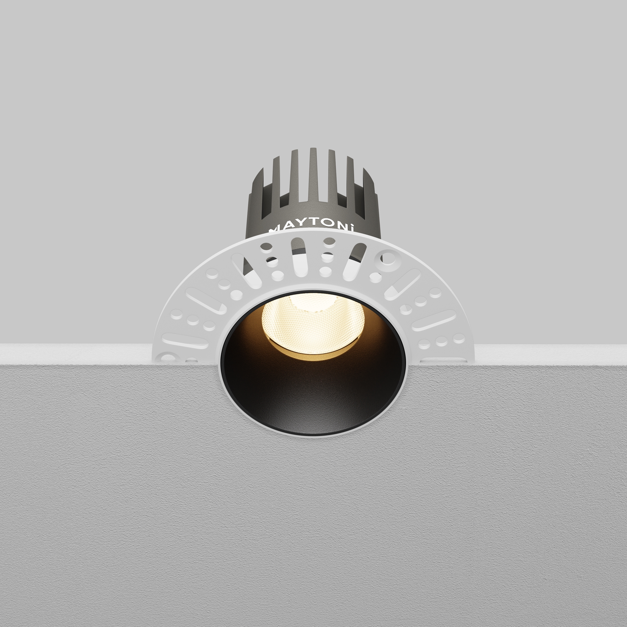 Oprawa sufitowa wpuszczana DIP DL119-10W-3K-TRS-B, czarna, LED 10 W 3000 K – Maytoni - obrazek 3