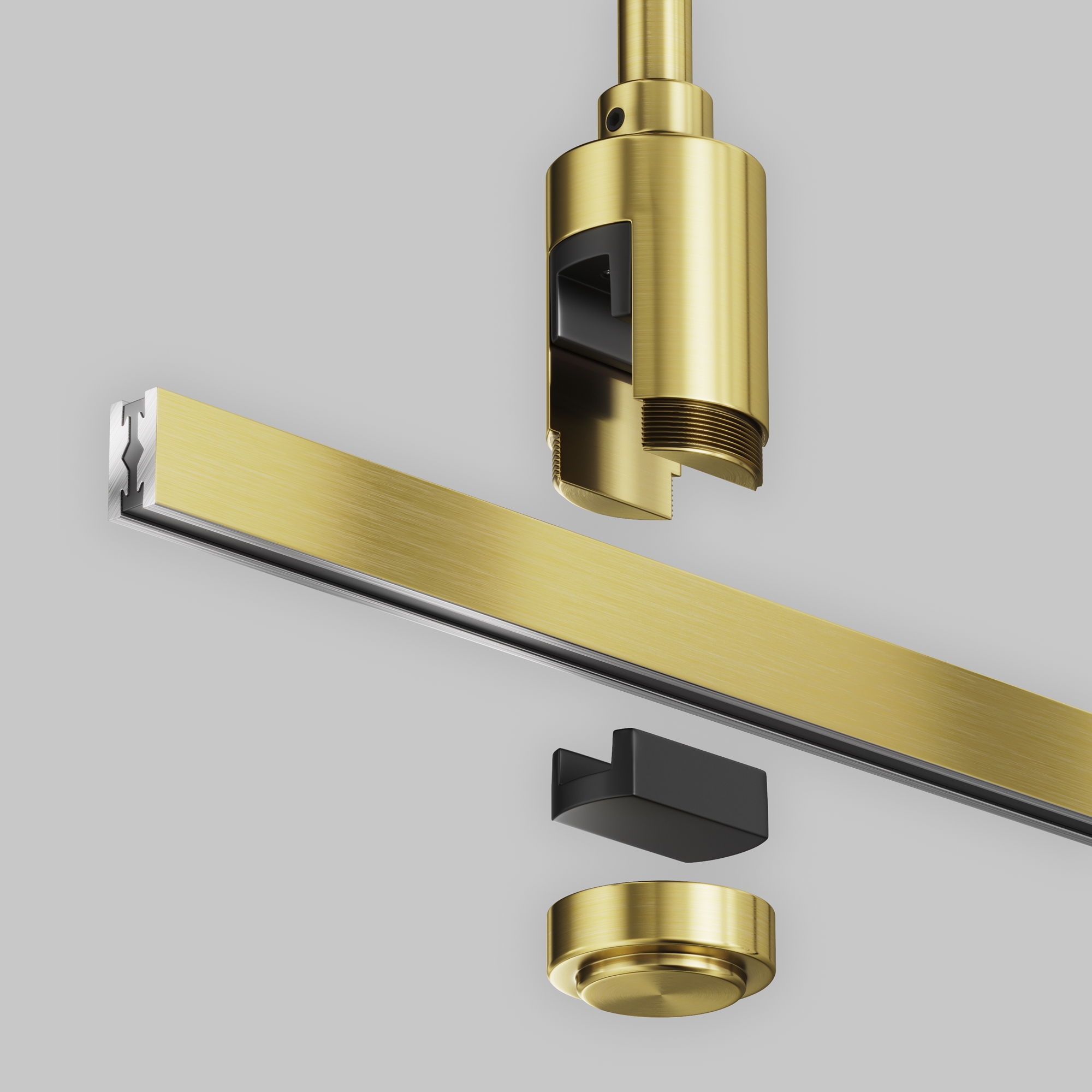 Uchwyt sufitowy z wejściem zasilania FLARITY TRA158C-BL1-BS, mosiądz, wymiar montażowy 360 mm – Maytoni - obrazek 3