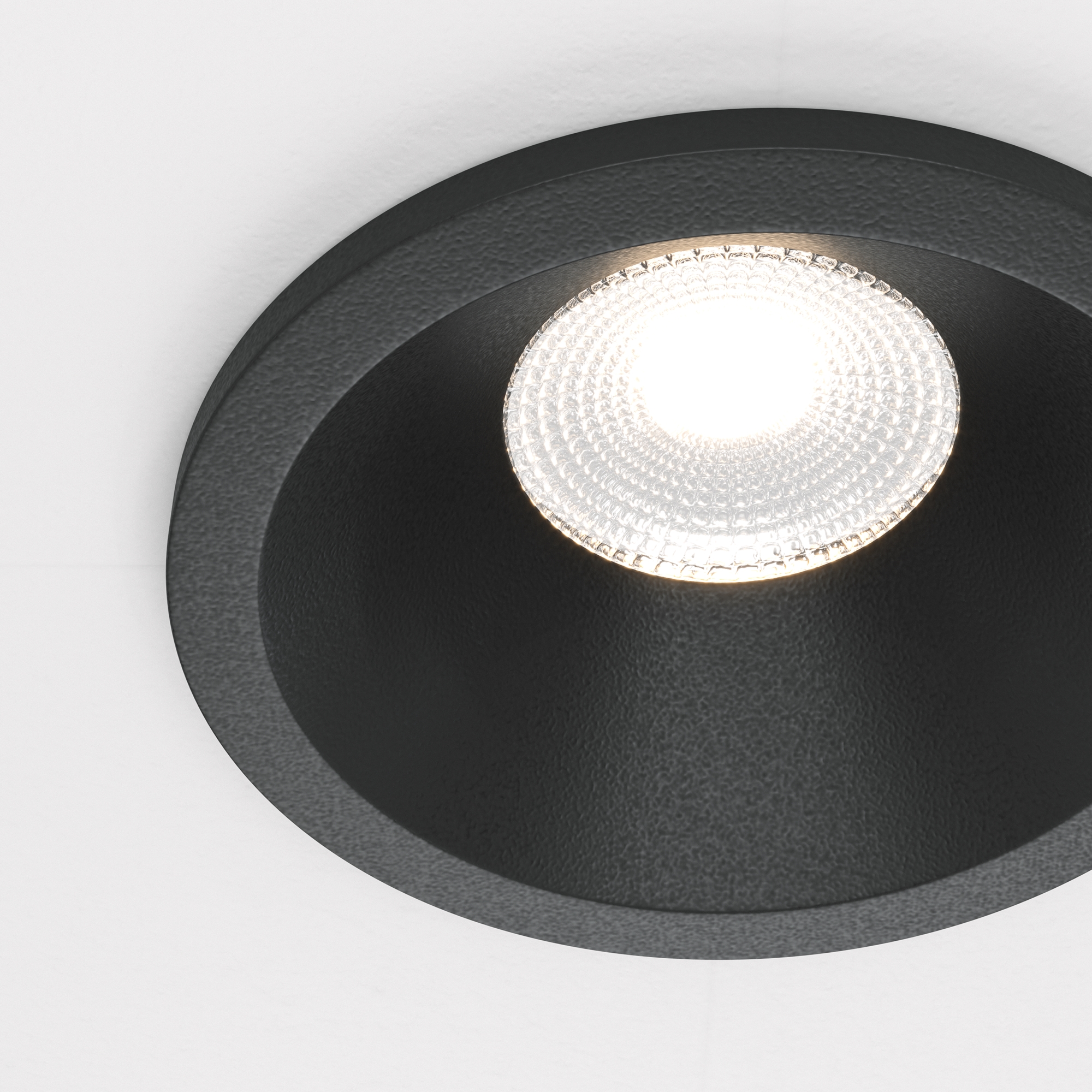 Oprawa sufitowa wpuszczana ZOOM DL034-01-06W4K-B, czarna, LED 6 W 4000 K IP65 – Maytoni - obrazek 2