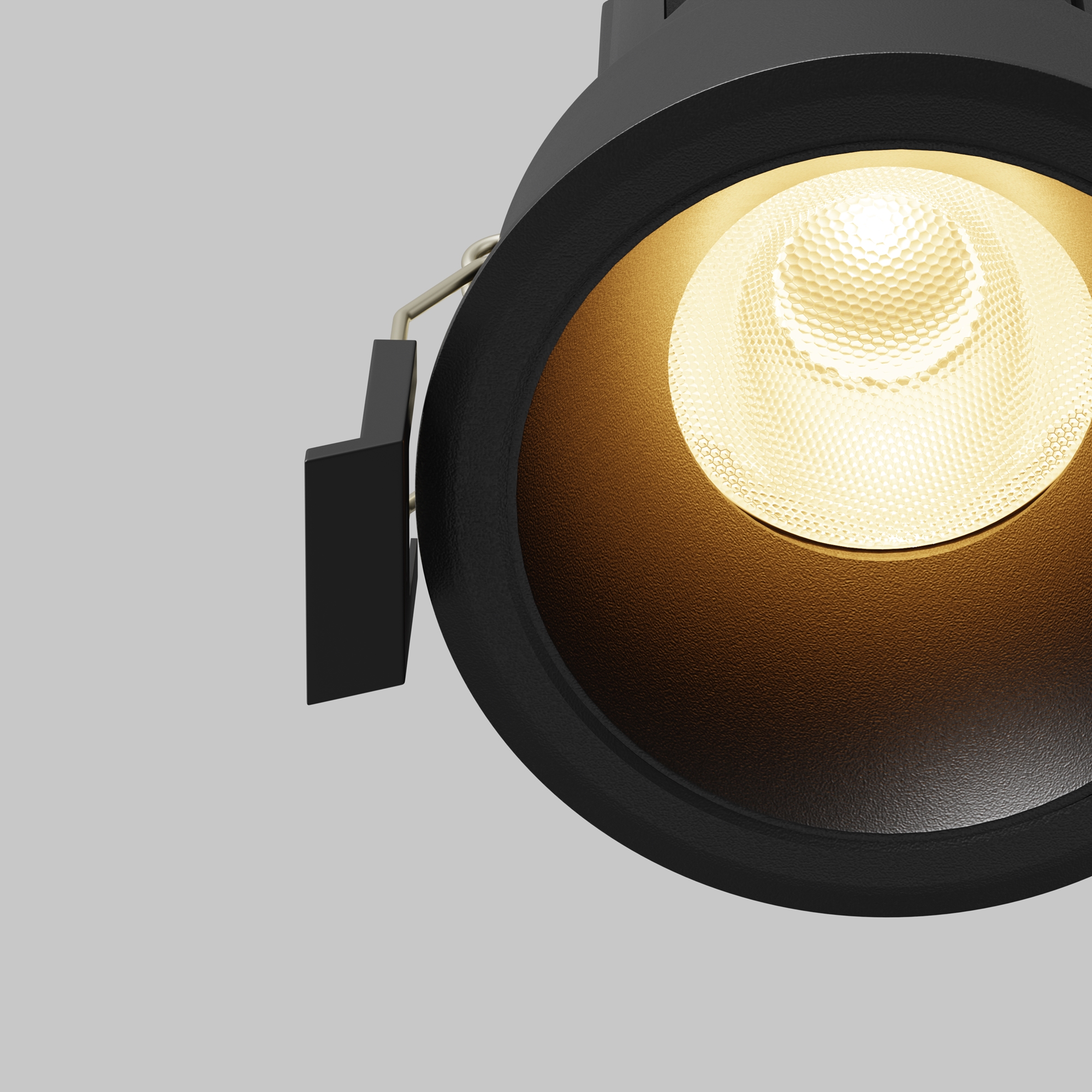 Oprawa sufitowa wpuszczana DIP DL115-10W-2.7K-B, czarna, LED 10 W 2700 K – Maytoni - obrazek 2