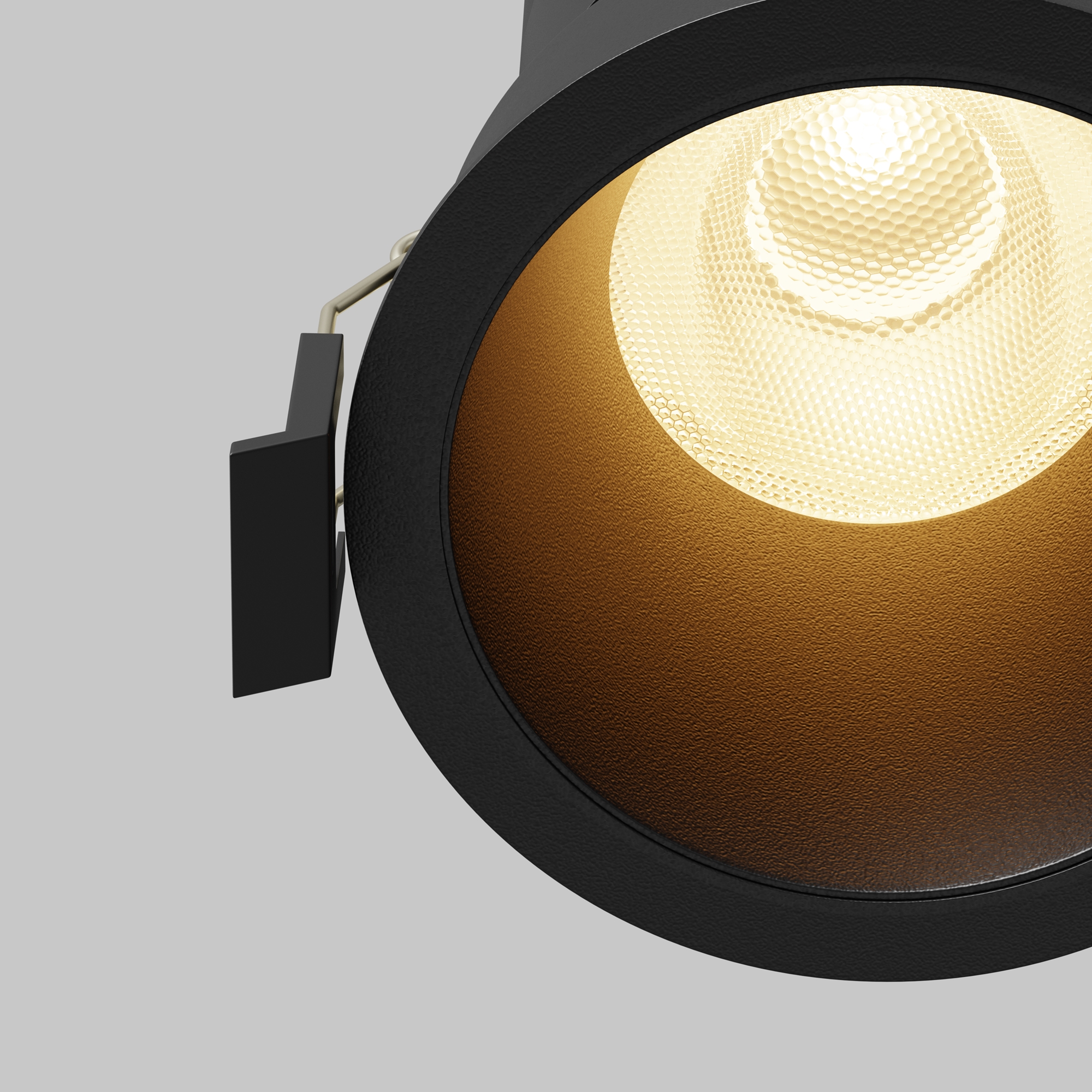 Oprawa sufitowa wpuszczana DIP DL118-15W-2.7K-B, czarna, LED 15 W 2700 K – Maytoni - obrazek 2