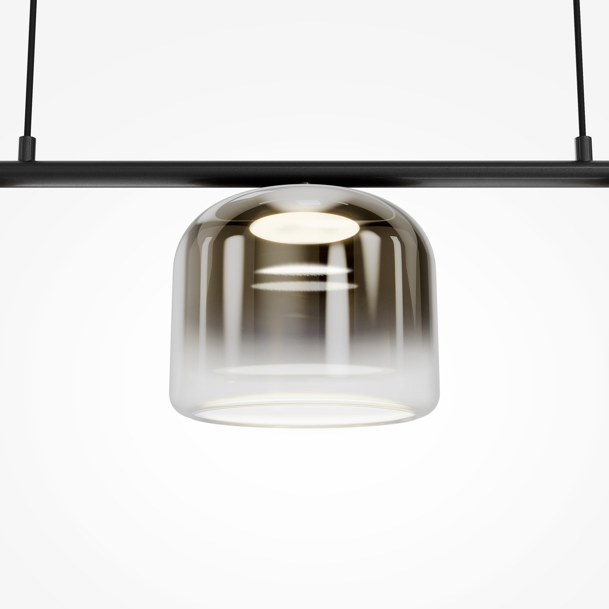 Lampa wisząca nowoczesna SPIRITO MOD286PL-L12B3K, czarno-dymiona, LED 14 W 3000 K – Maytoni - obrazek 3