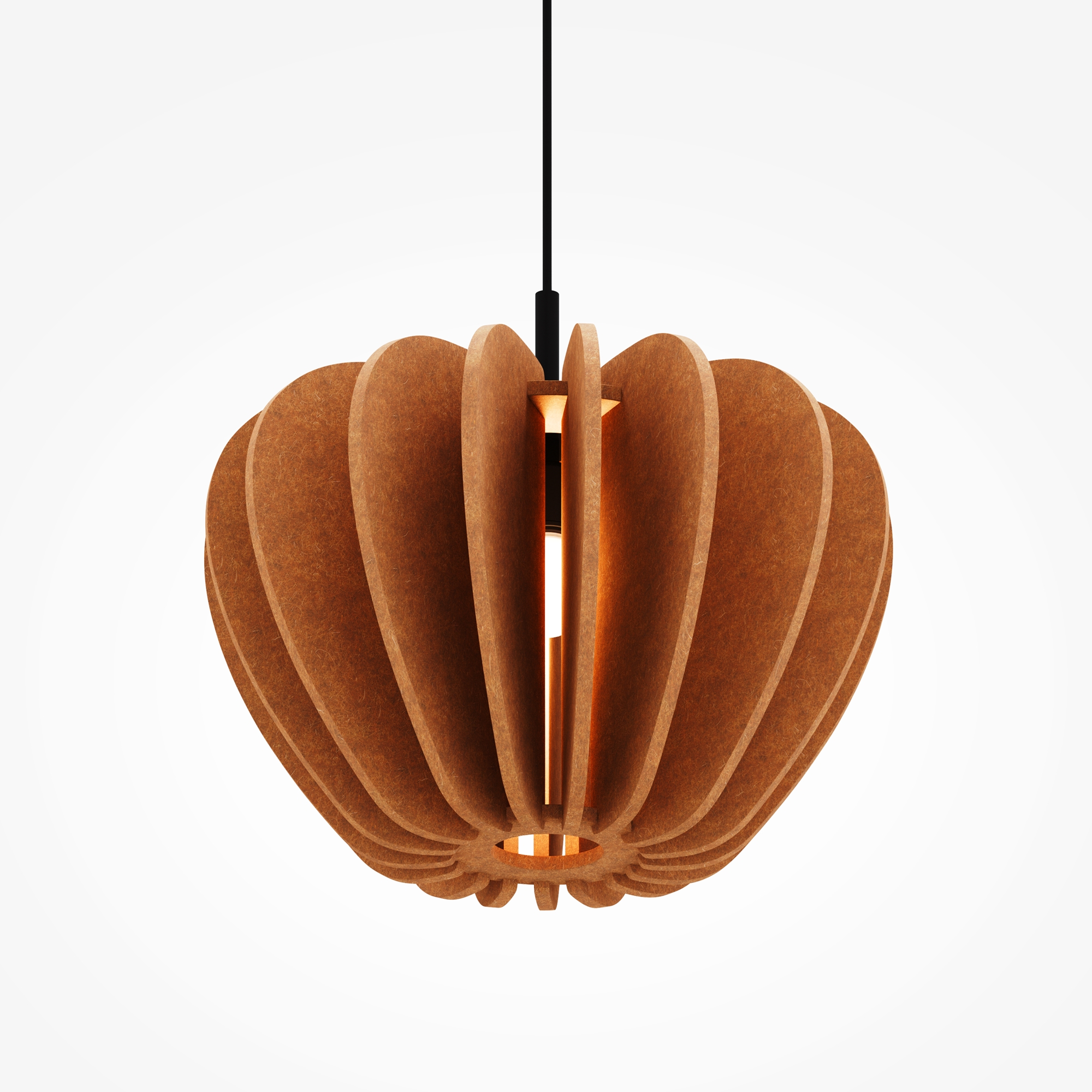 Lampa wisząca nowoczesna CAMBIO MOD398PL-01BR, czarno-brązowa, 1×E27 – Maytoni - obrazek 3