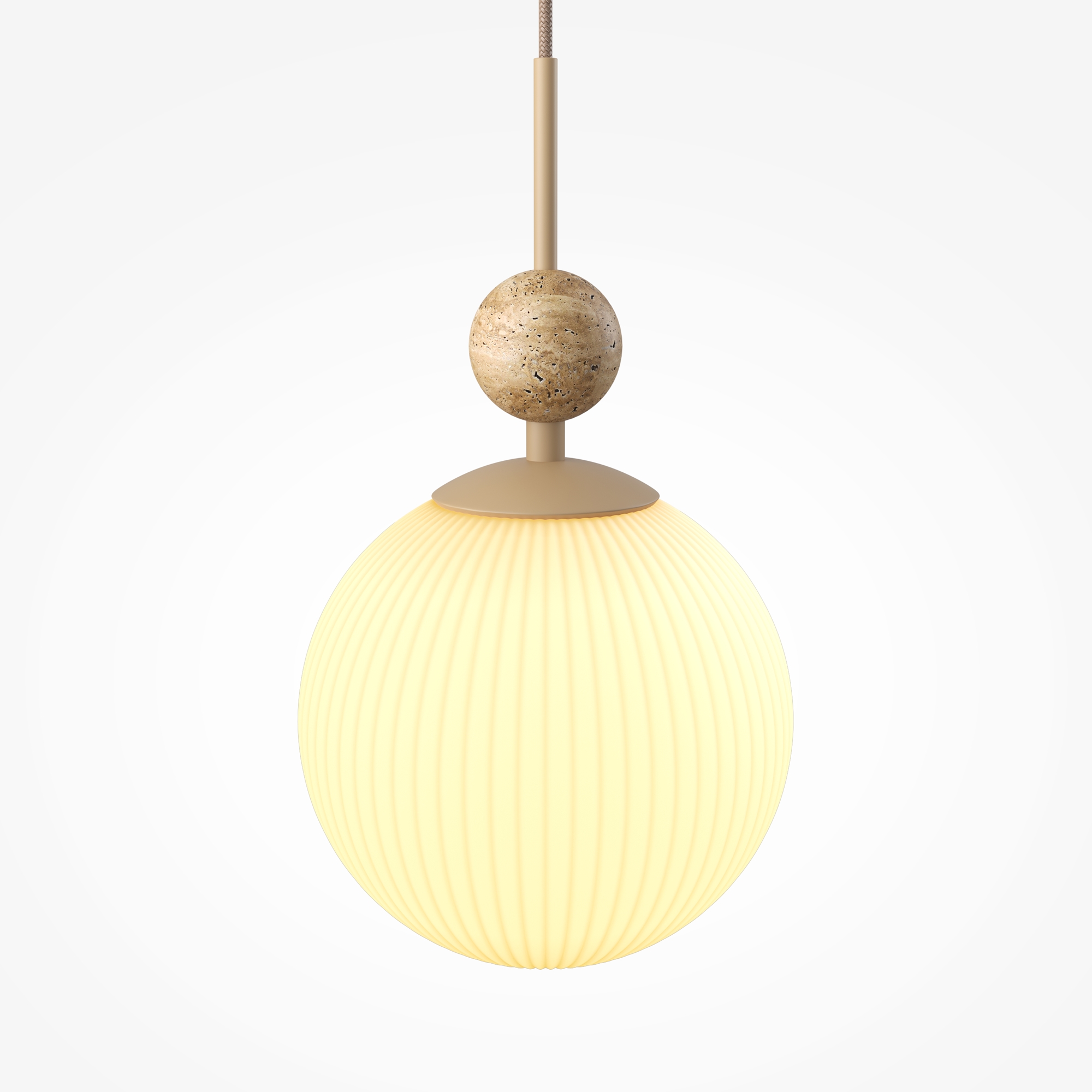 Lampa wisząca nowoczesna TAVO MOD453PL-01BG, beżowa, 1×E27 – Maytoni - obrazek 2