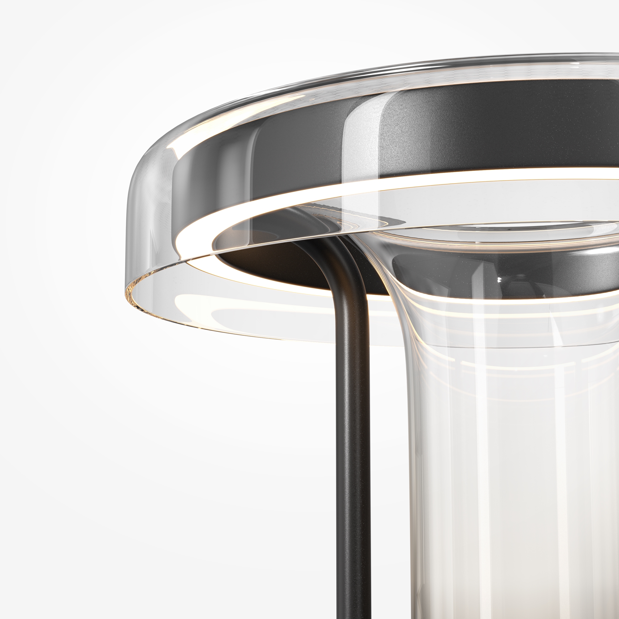 Lampa podłogowa nowoczesna IKEBANA MOD463FL-L24B3K, czarno-dymiona, LED 24 W 3000 K – Maytoni - obrazek 3