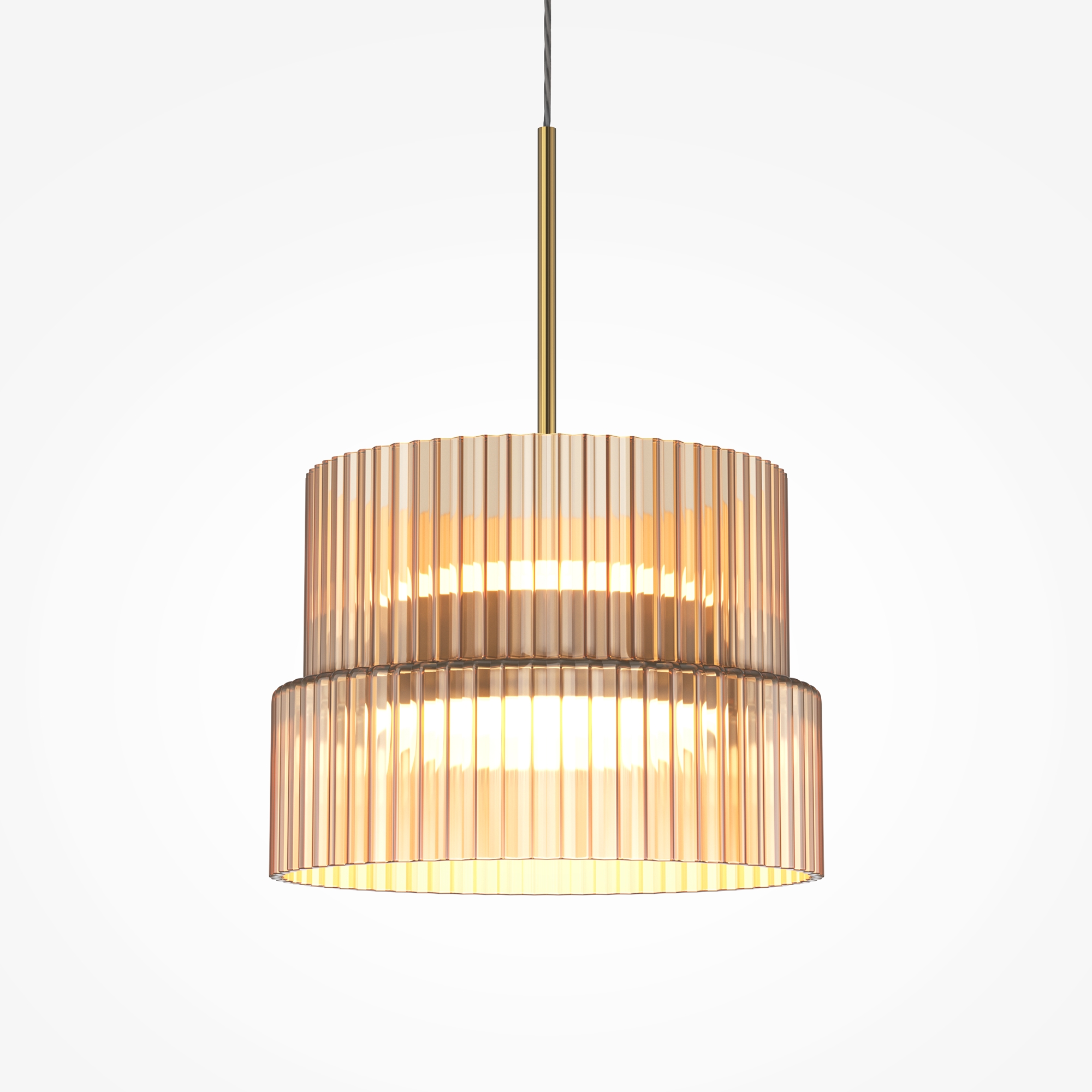 Lampa wisząca nowoczesna SCALA MOD496PL-L12BZK, brązowa / koniakowa, LED 12 W 3000 K – Maytoni - obrazek 2