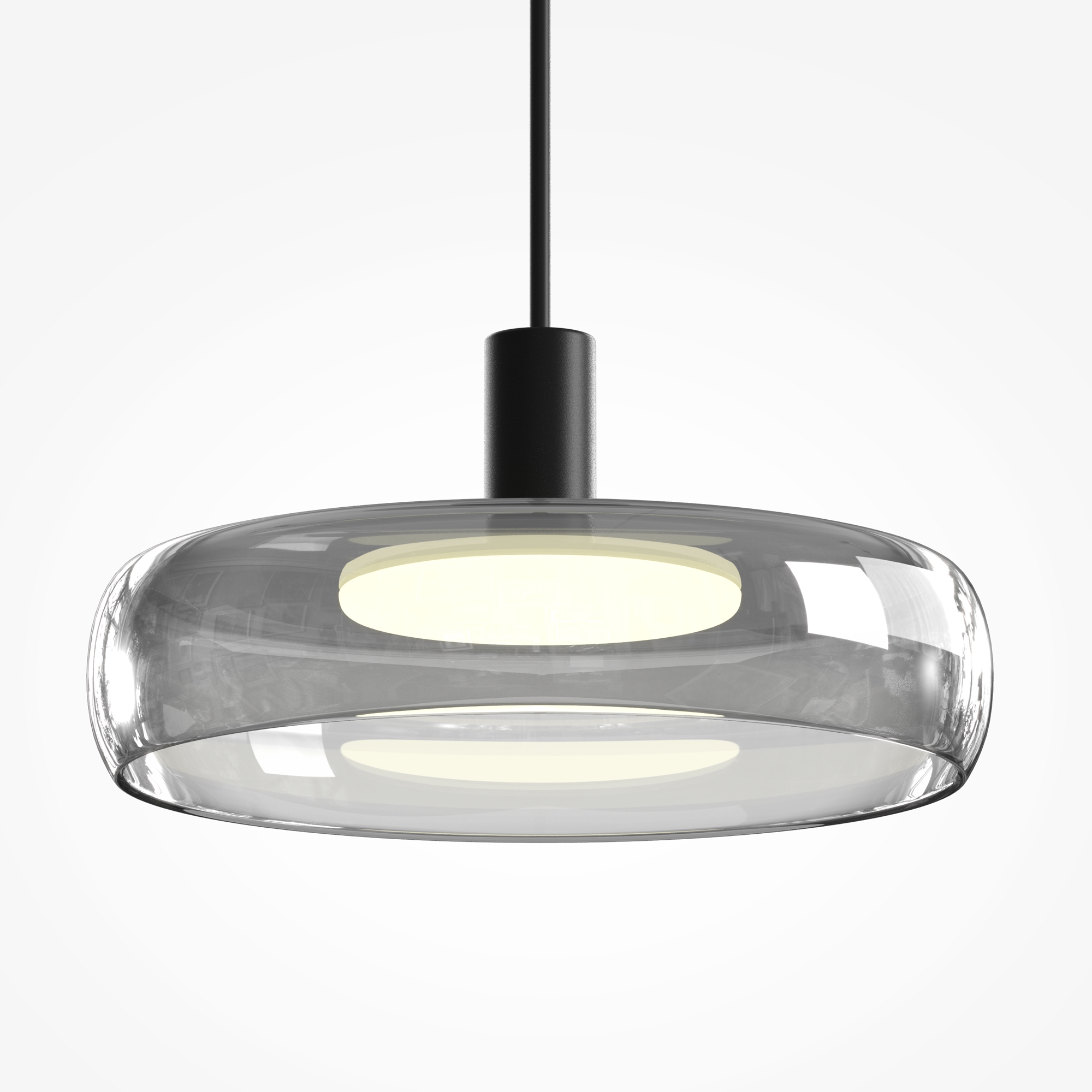 Lampa wisząca nowoczesna FLOAT MOD498PL-L25BK1, czarna, LED 25 W 3000 K – Maytoni - obrazek 3