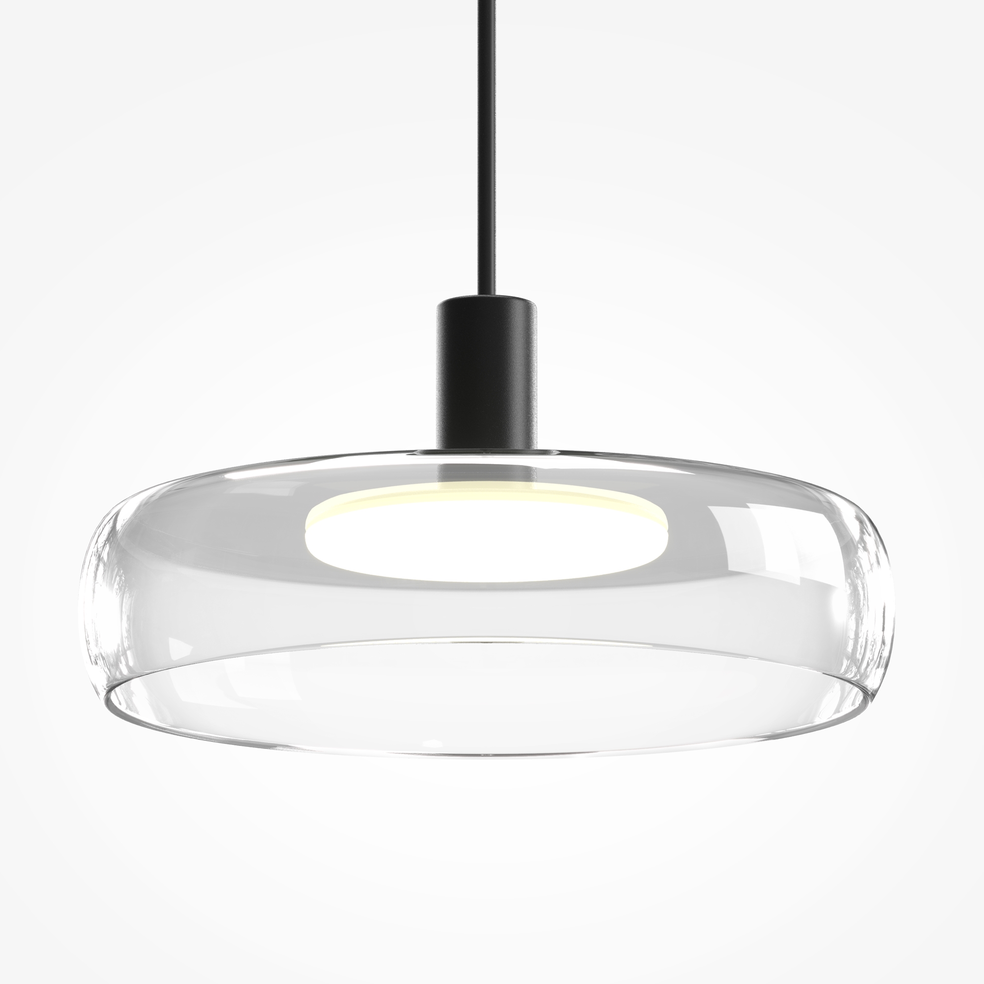 Lampa wisząca nowoczesna FLOAT MOD498PL-L25BK, czarna, LED 25 W 3000 K – Maytoni - obrazek 3