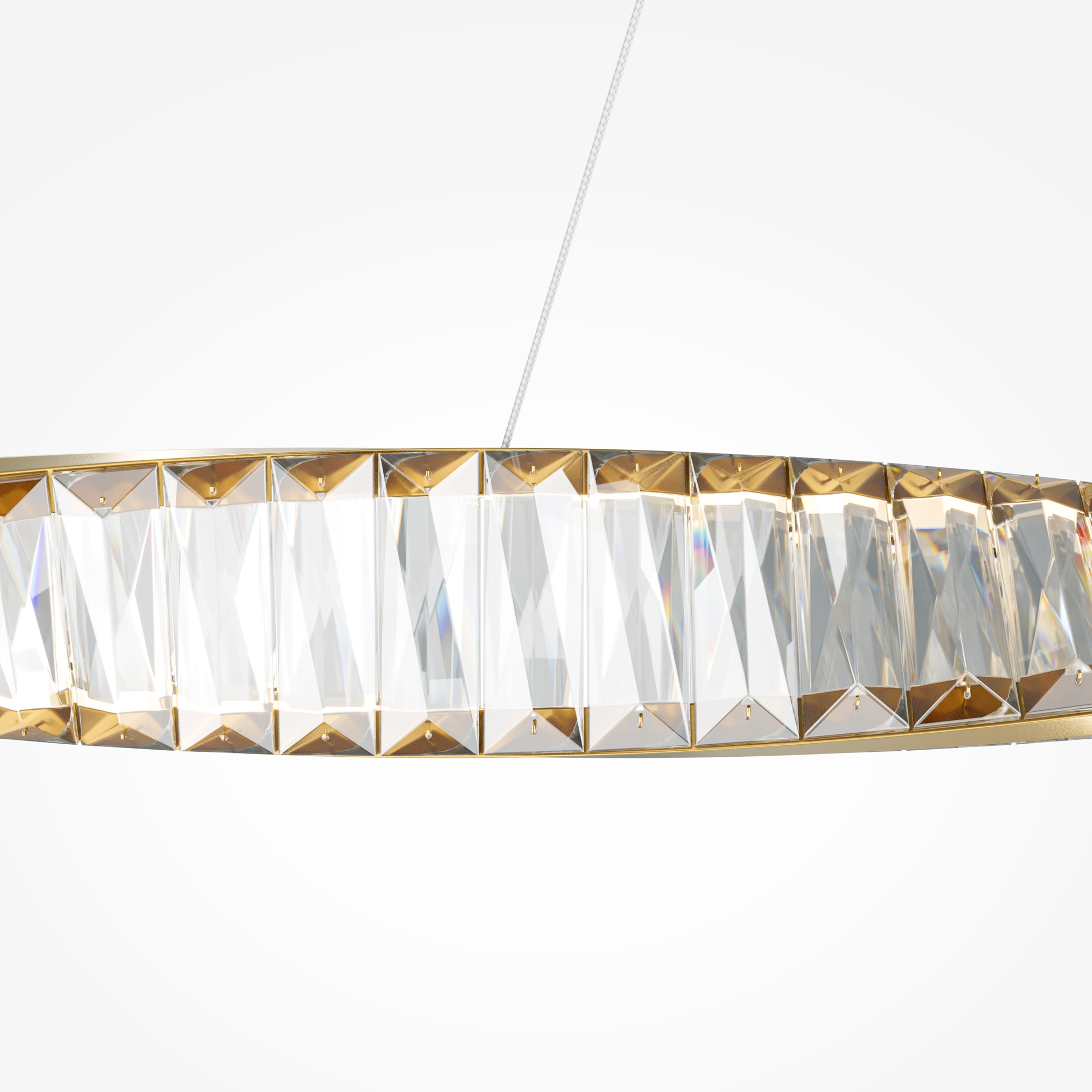 Lampa wisząca nowoczesna KRONE P097PL-L28BS3K, mosiądz, LED 27 W 3000 K – Maytoni - obrazek 3