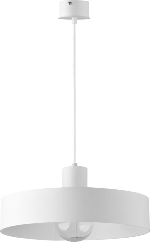 Lampa wisząca minimalistyczna RIF 1 L biały, 1 × E27 – Sigma Lighting 30901