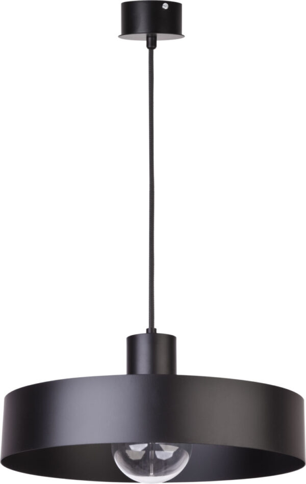 Lampa wisząca minimalistyczna RIF 1 L czarny, 1 × E27 – Sigma Lighting 30895