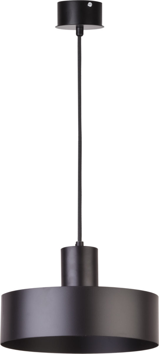 Lampa wisząca minimalistyczna RIF 1 M czarny, 1 × E27 – Sigma Lighting 30896