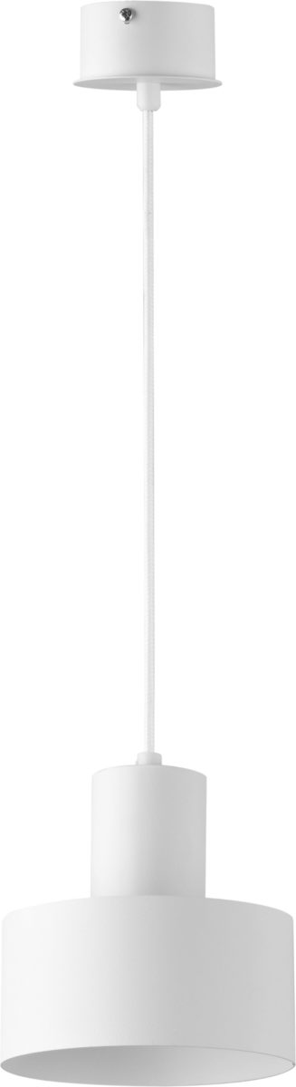 Lampa wisząca minimalistyczna RIF 1 S biały, 1 × E27 – Sigma Lighting 30903