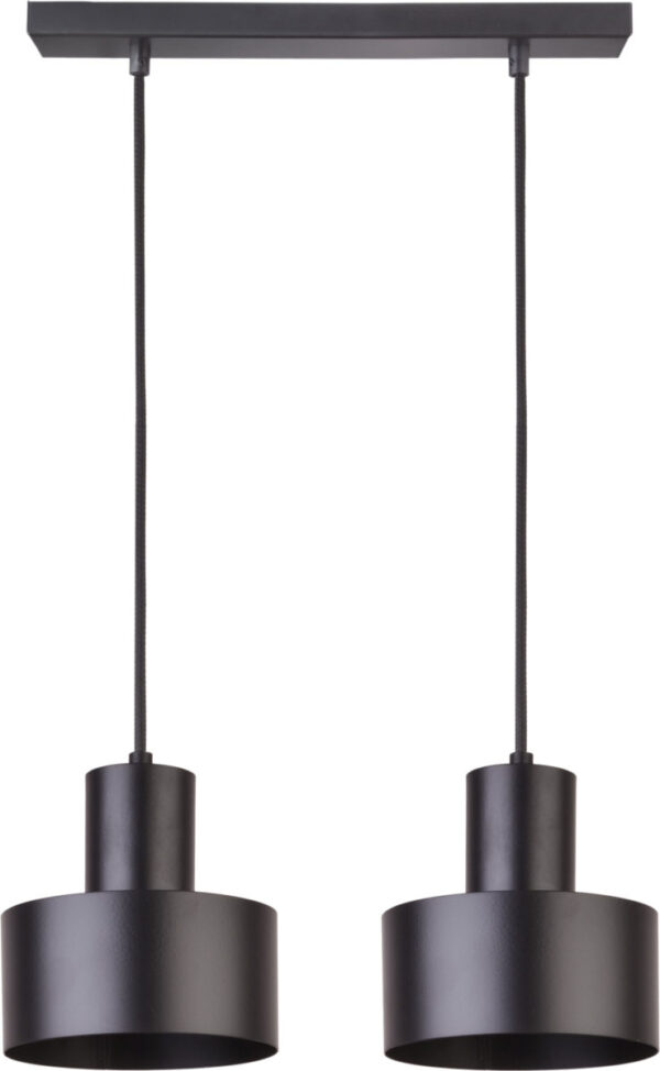 Lampa wisząca minimalistyczna RIF 2 czarny, 2 × E27 – Sigma Lighting 30898
