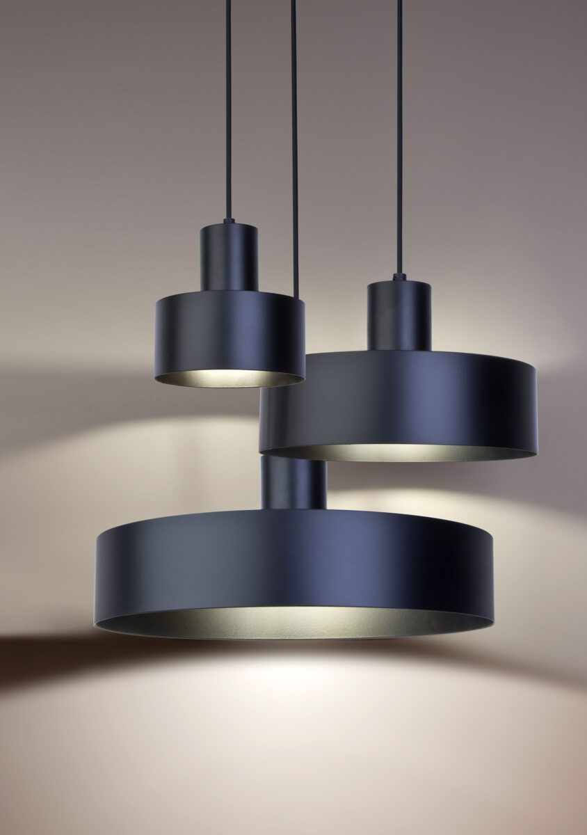 Lampa wisząca minimalistyczna RIF 1 L czarny, 1 × E27 – Sigma Lighting 30895 - obrazek 2