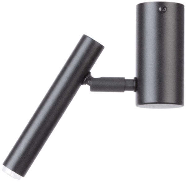 Plafon minimalistyczny SOPEL 1 krótki czarny, 1 × G9 – Sigma Lighting 33159