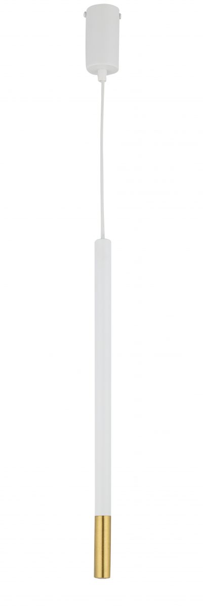 Lampa wisząca minimalistyczna SOPEL DUE 1 biały_złoty, 1 × G9 – Sigma Lighting 33236