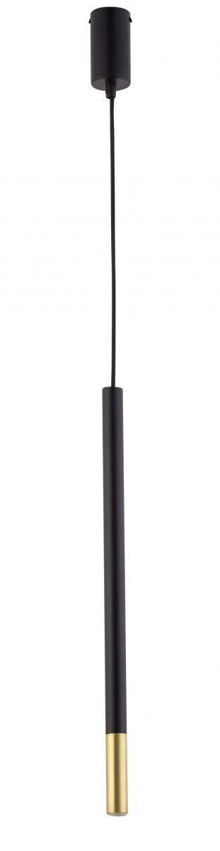 Lampa wisząca minimalistyczna SOPEL DUE 1 czarny_złoty, 1 × G9 – Sigma Lighting 33235