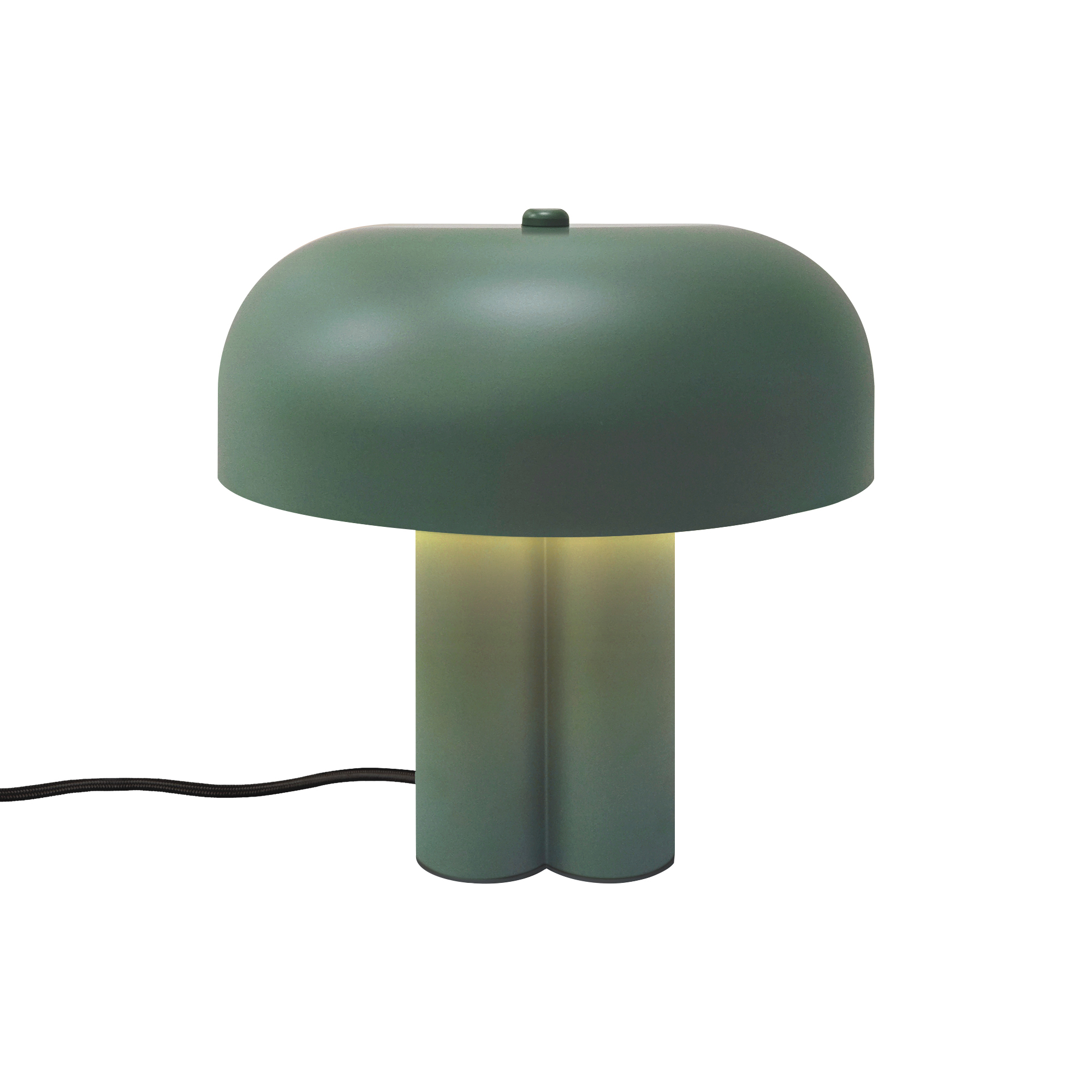 Lampa stołowa skandynawska Nordlux SANDRO — ciemnozielona, E27, 2612025023