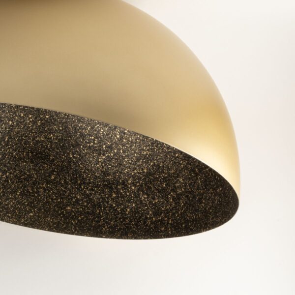 Plafon w stylu glamour SFERA 35 złoty_czarny nakrapiany, 1 × E27 – Sigma Lighting 32482