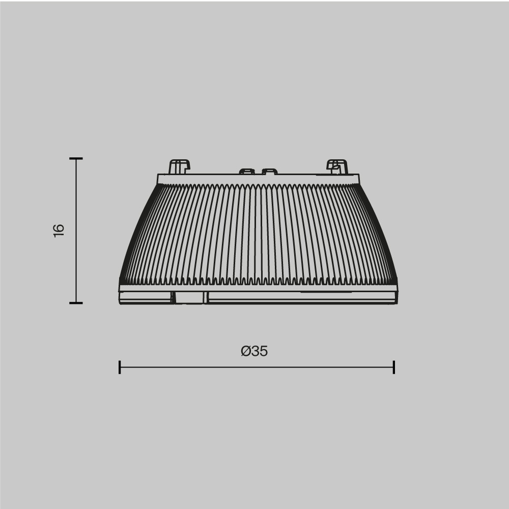Soczewka DIP Lens002D35-10W, transparentna – Maytoni - obrazek 4