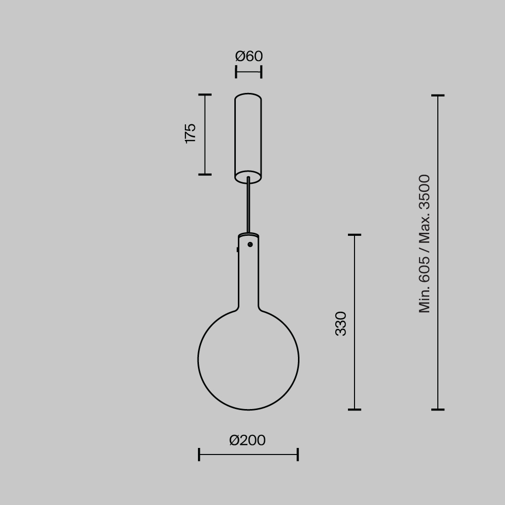 Lampa wisząca nowoczesna NEBULA MOD182PL-L4W3K, biała, LED 4 W 3000 K – Maytoni - obrazek 3