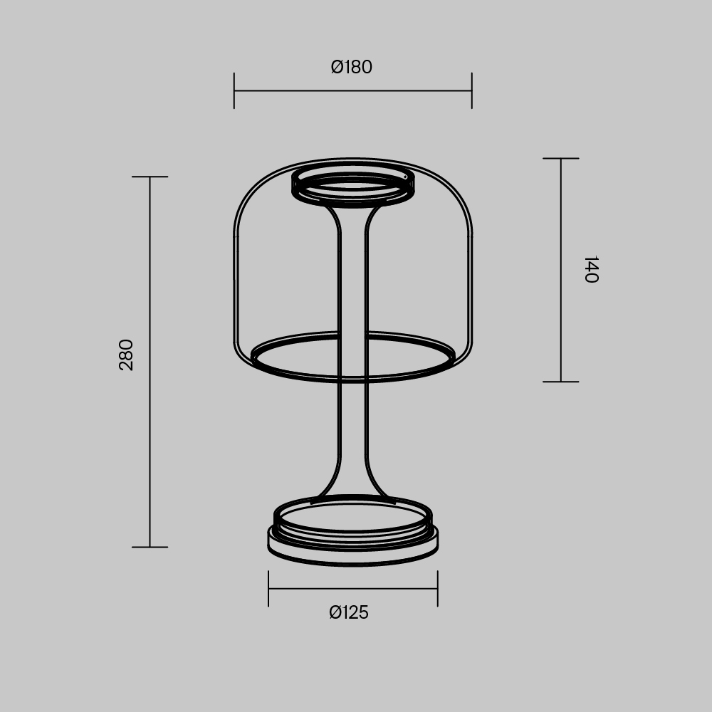Lampa stołowa nowoczesna SPIRITO MOD286TL-L8G3K, złota, LED 13 W 3000 K – Maytoni - obrazek 6