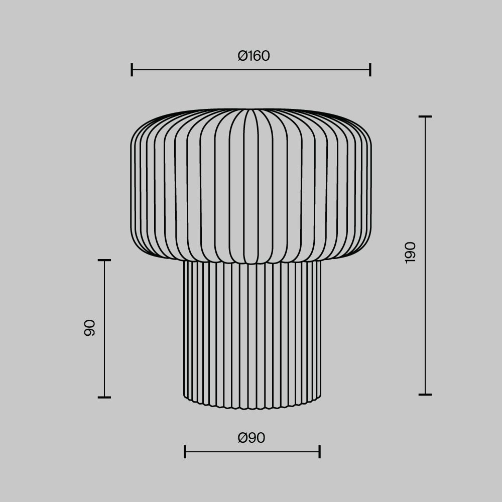 Lampa stołowa nowoczesna OMAGGIO MOD404TL-01BG, beżowo-biała, 1×G9 – Maytoni - obrazek 6