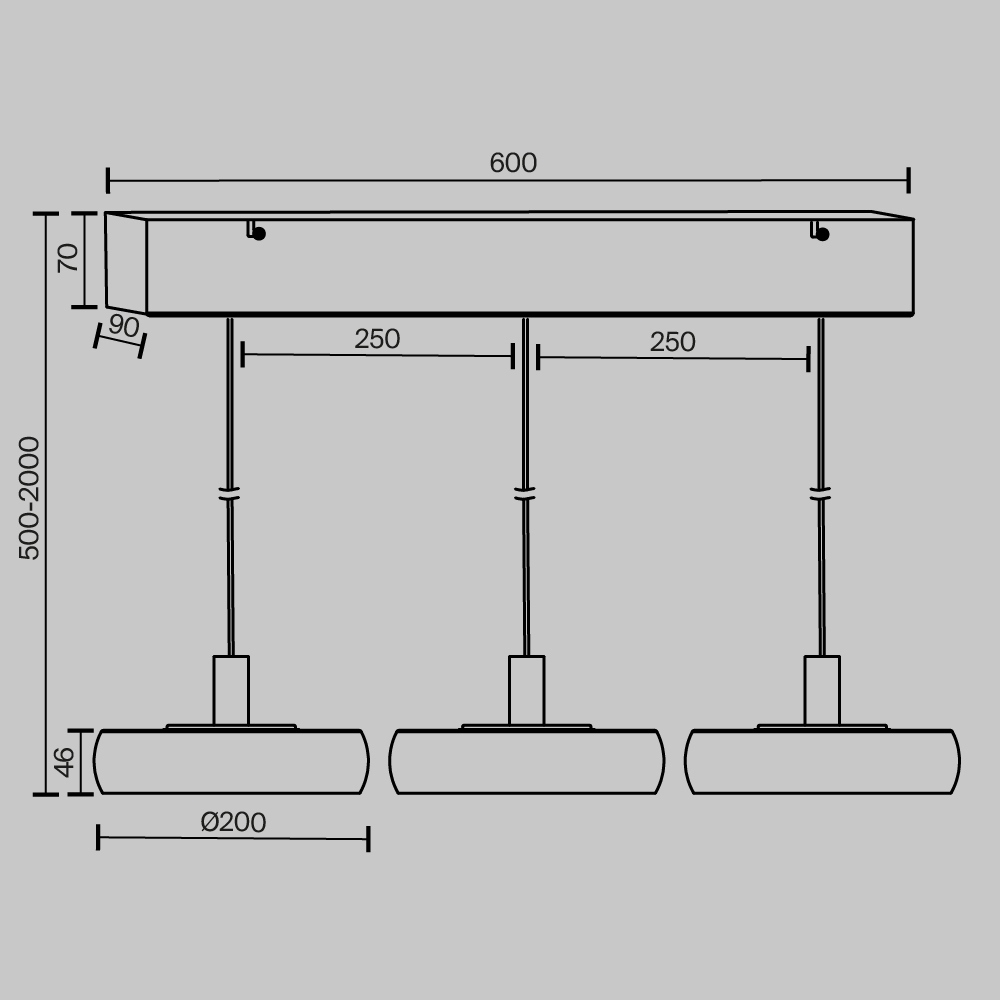 Lampa wisząca nowoczesna FLOAT MOD498PL-L25BK1, czarna, LED 25 W 3000 K – Maytoni - obrazek 5
