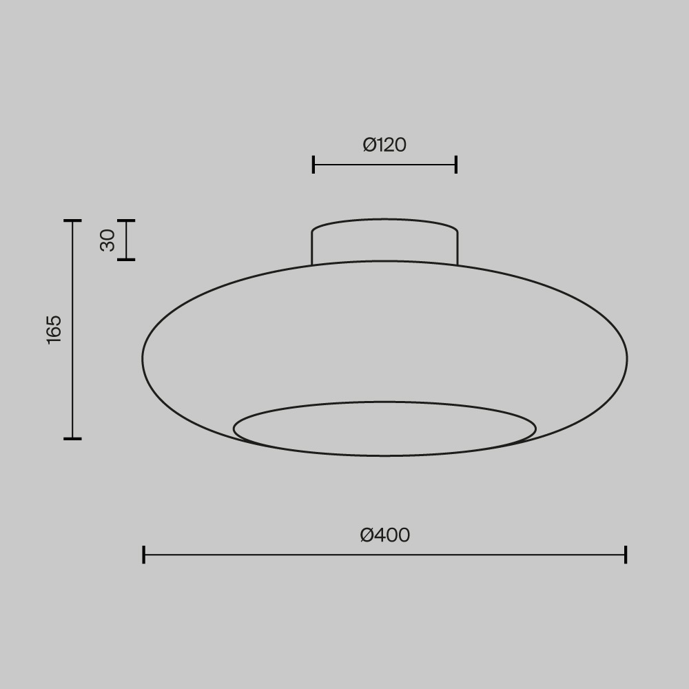 Lampa sufitowa nowoczesna AROS MOD507CL-L12WK, biała, LED 12 W 3000 K – Maytoni - obrazek 4