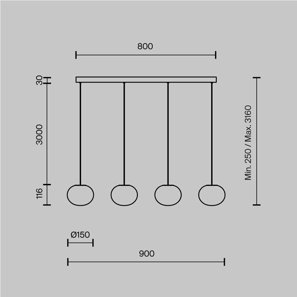 Lampa wisząca nowoczesna SPUME MOD542PL-L19WK, biała, LED 19 W 3000 K – Maytoni - obrazek 5