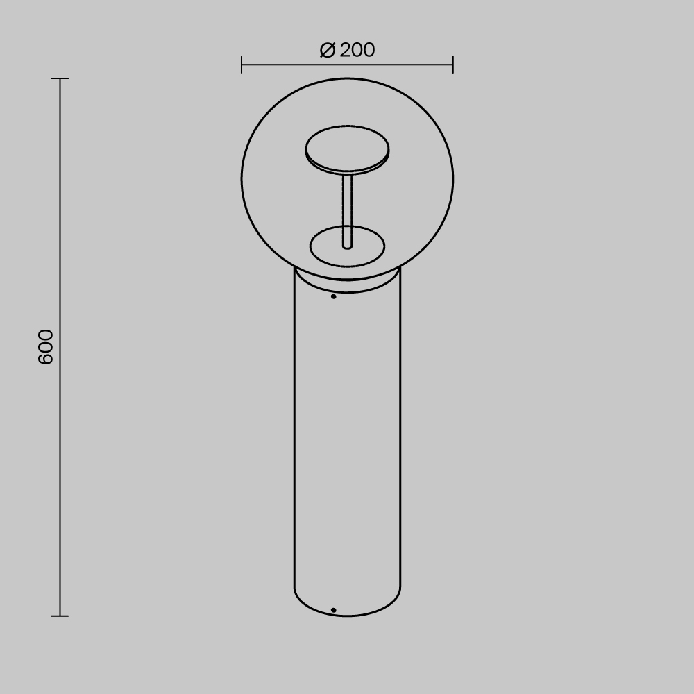 Lampa ogrodowa stojąca VELORA O139FL-L8BRK, brązowa, LED 8 W 3000 K IP65 – Maytoni - obrazek 5