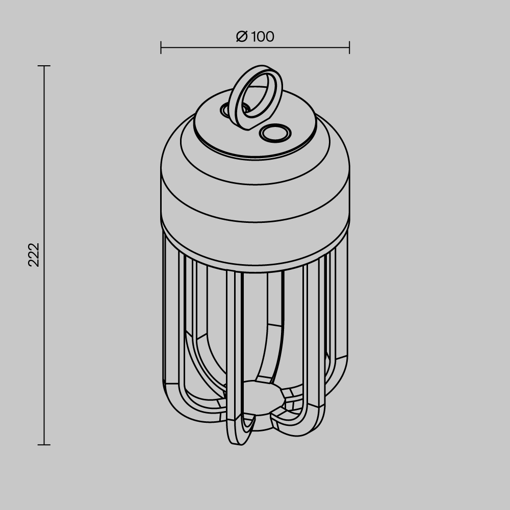 Lampa akumulatorowa zewnętrzna VETRA O144TL-L5BG3K, beżowa, LED 5 W IP54 – Maytoni - obrazek 4