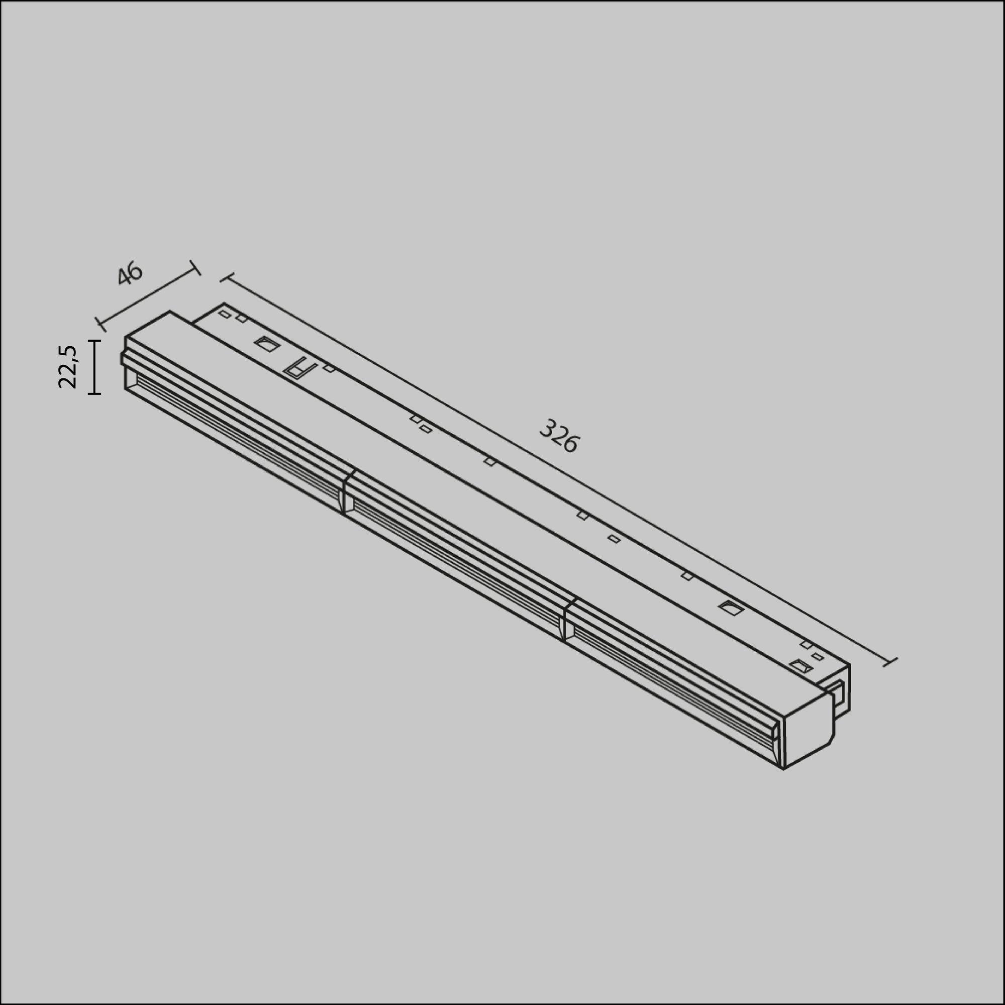 Oprawa do szyn magnetycznych EXILITY PARETE TR106-4-18W-DS-B, czarna, LED 18 W – Maytoni - obrazek 6