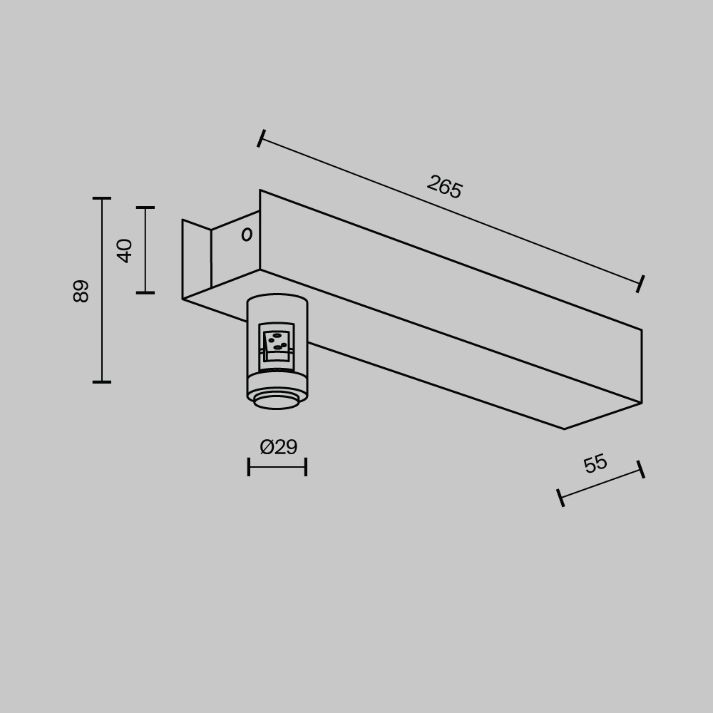 Podstawa ścienna do zasilacza z wejściem zasilania FLARITY TRA155CW-BB-BS, mosiądz – Maytoni - obrazek 4