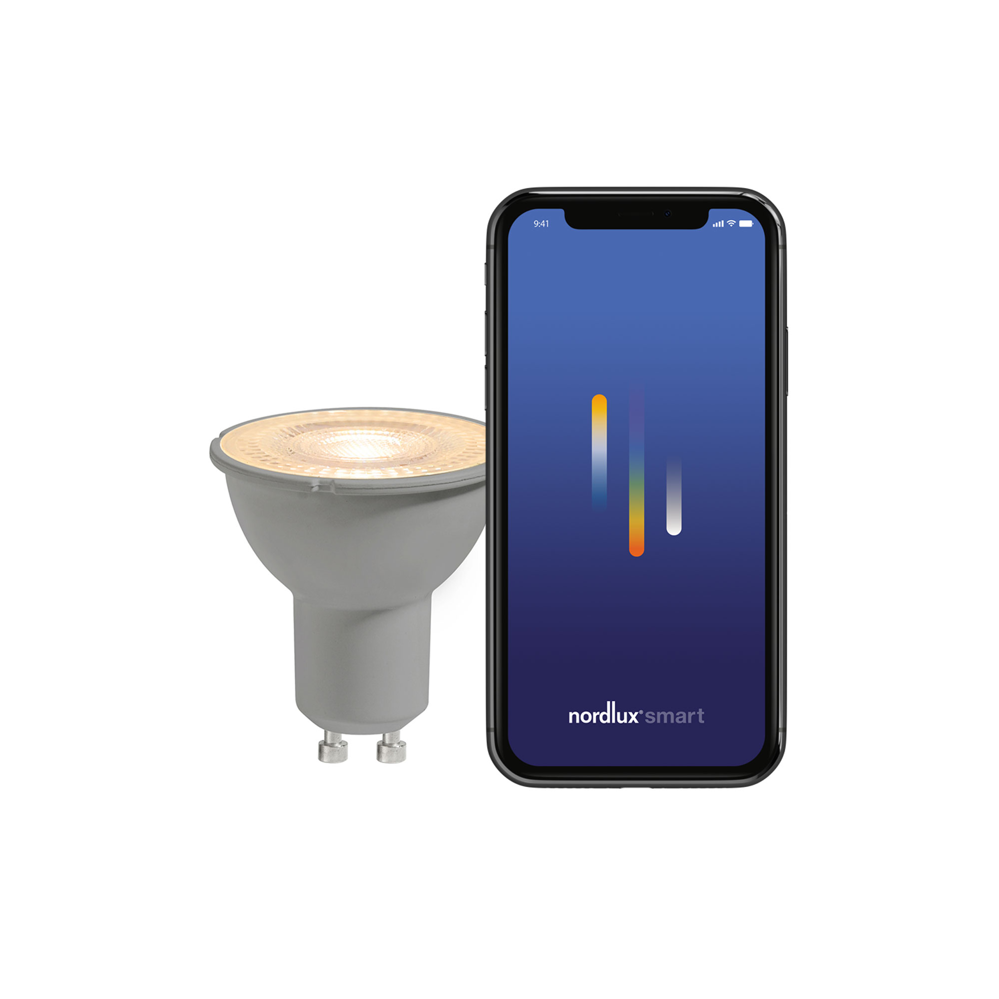 Żarówka LED Nordlux SMART GU10 Outdoor 2200-6500 K 345 lm — przezroczysta, 2170031000 - obrazek 3