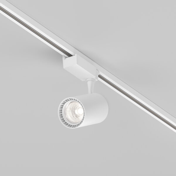 Reflektor do szyn 1-fazowych UNITY VUORO TR003-1-15W4K-S-W, biały, LED 15 W 4000 K – Maytoni