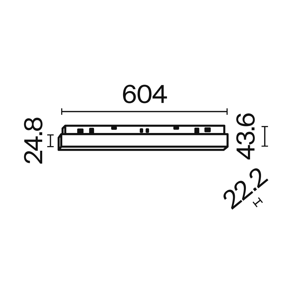 Oprawa liniowa do szyn magnetycznych EXILITY BASIS TR030-4-24W3K-WW-DS-W, biała, LED 24 W – Maytoni - obrazek 5