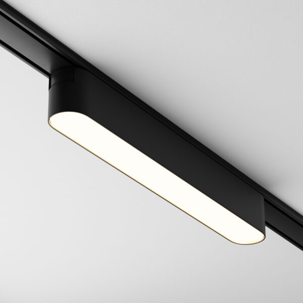 Oprawa liniowa do szyn magnetycznych RADITY BASIS TR080-1-12W3K-B, czarna, LED 12 W 3000 K – Maytoni