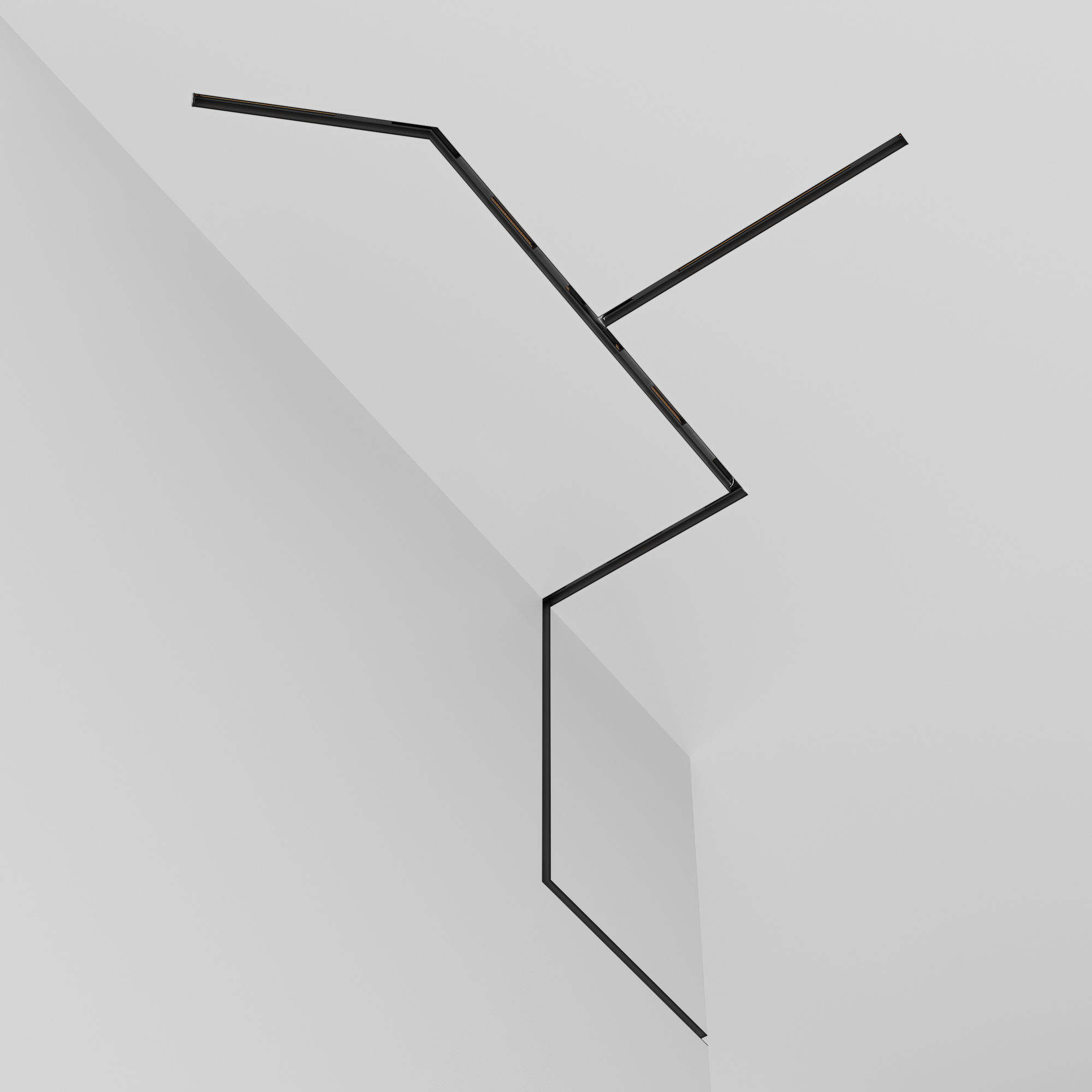 Szyna magnetyczna podtynkowa EXILITY TRX034-421.12B, czarna, 100 cm – Maytoni - obrazek 5