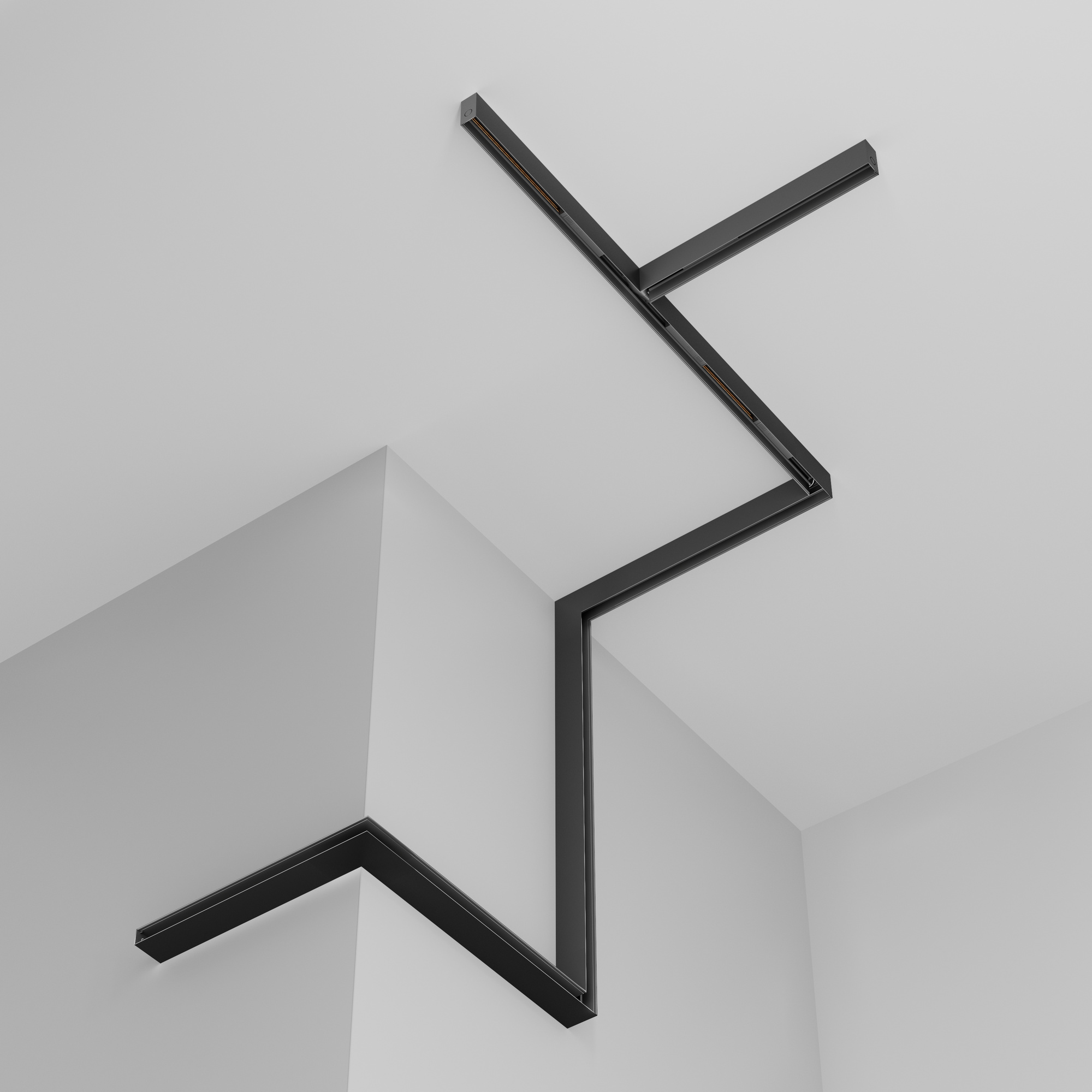 Szyna magnetyczna podtynkowa EXILITY TRX034-422.12B, czarna, 200 cm – Maytoni - obrazek 5