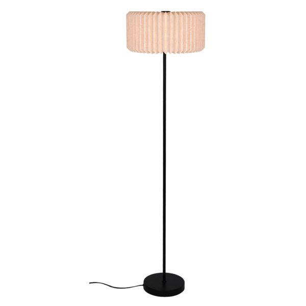 Lampa podłogowa retro Nordlux VIVIENNE — czarna, E27, 2612284003