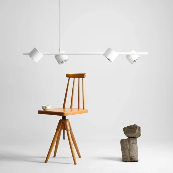 Lampa wisząca minimalistyczna Aldex BOT 4 1046L biała 4×GU10