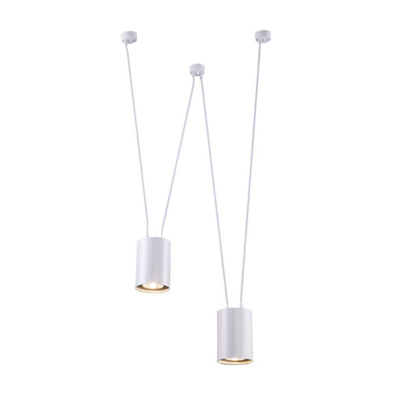 Lampa wisząca nowoczesna Antigo VIWIN – biała – 9570